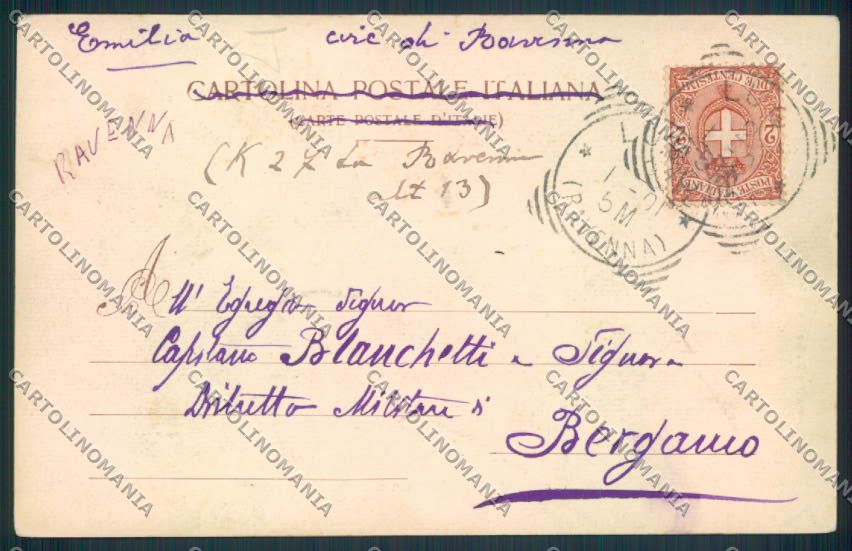 Ravenna Lugo cartolina MV3050 – retro
