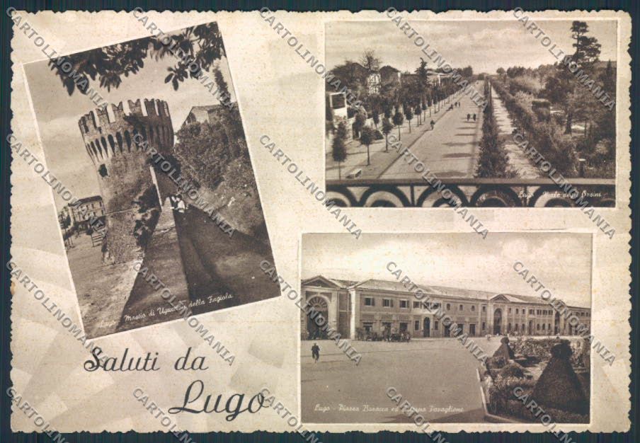 Ravenna Lugo Saluti da FG cartolina MV3069 – fronte