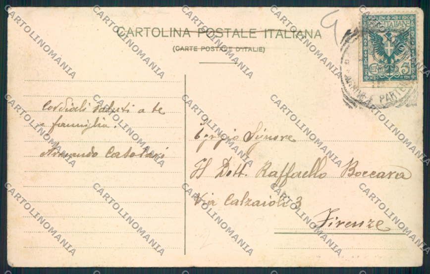 Reggio Emilia Città cartolina MV3100 – retro