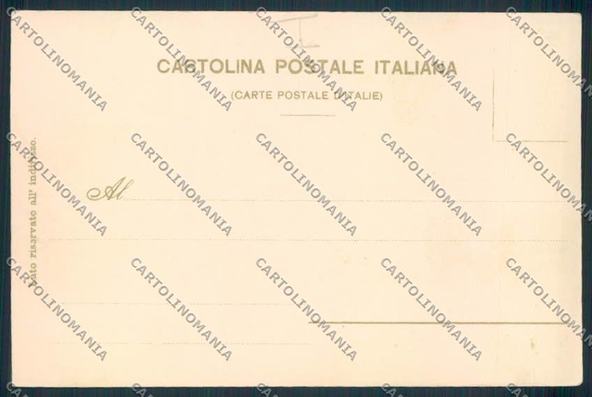 Reggio Emilia Città horse Cavallo cartolina MV3134 – retro