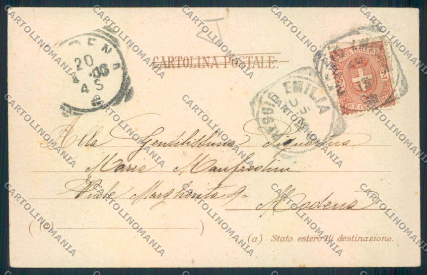 Reggio Emilia Città Saluti da cartolina MV3145 – retro