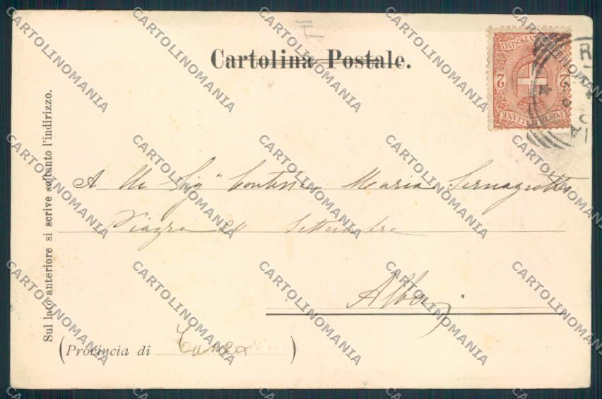 Reggio Emilia Bismantova cartolina MV3180 – retro