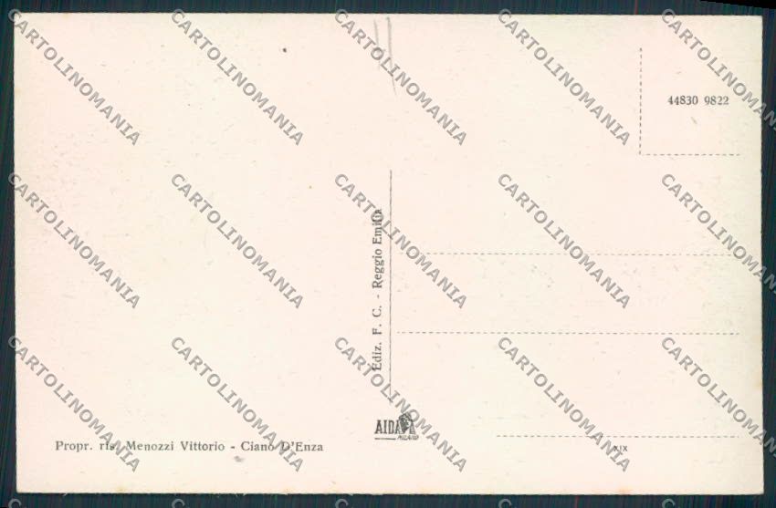 Reggio Emilia Canossa Saluti da cartolina MV3184 – retro