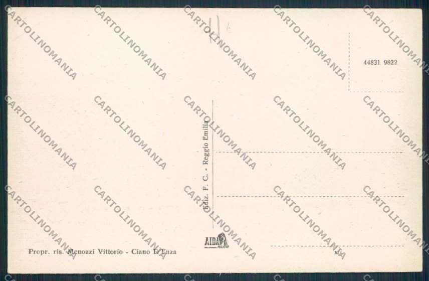 Reggio Emilia Canossa Saluti da cartolina MV3186 – retro