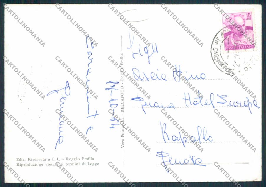 Reggio Emilia Castelnuovo Foto FG cartolina MV3210 – retro