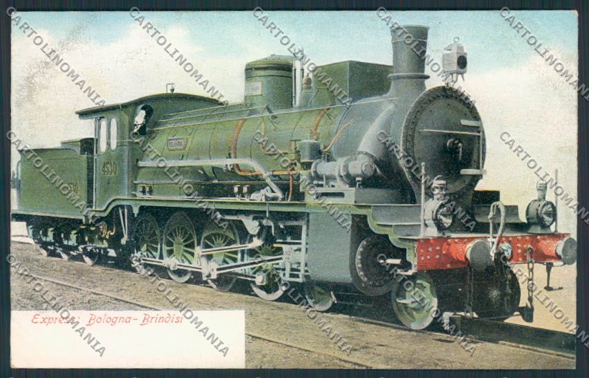 Bologna Città Ferrovia Treno Brindisi cartolina MV3267 – fronte