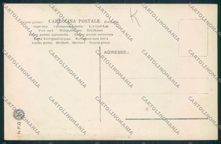 Bologna Città NPG Carducci Foto cartolina MV3302 – retro