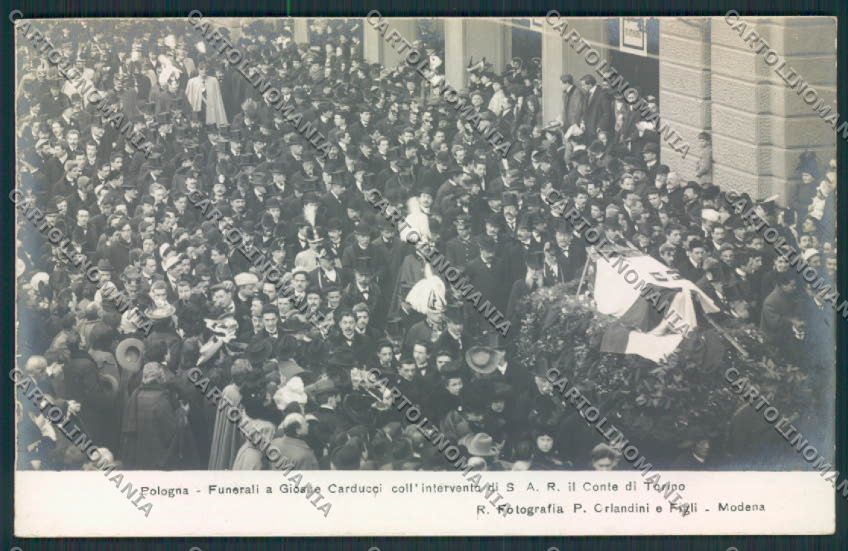 Bologna Città NPG Carducci Foto cartolina MV3303 – fronte