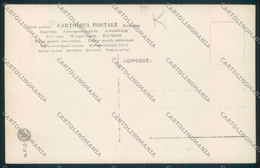 Bologna Città NPG Carducci Foto cartolina MV3303 – retro