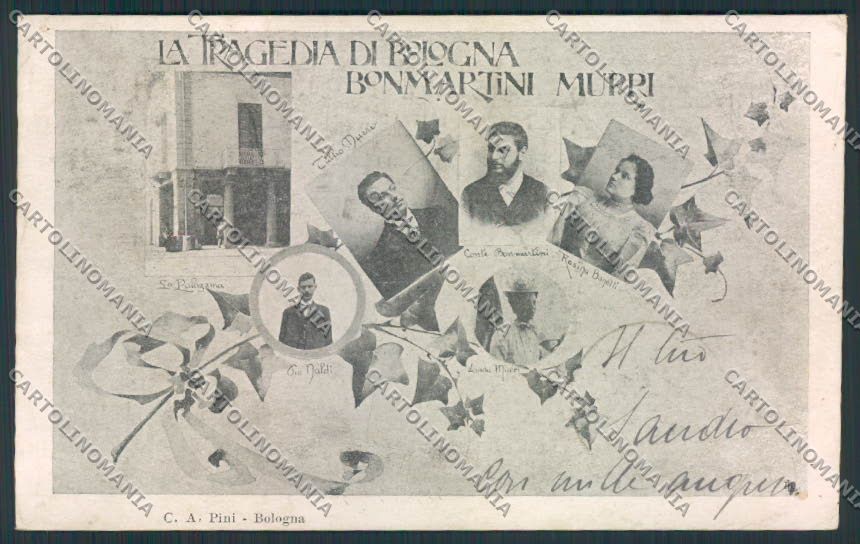 Bologna Città Bonmartini Murri cartolina MV3321 – fronte