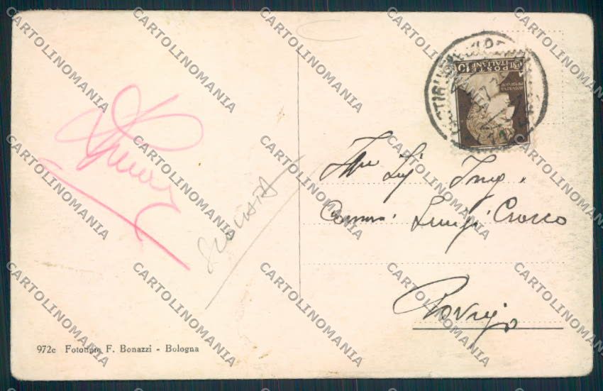 Bologna Castiglione Pepoli SCOLLATA cartolina MV3365 – retro