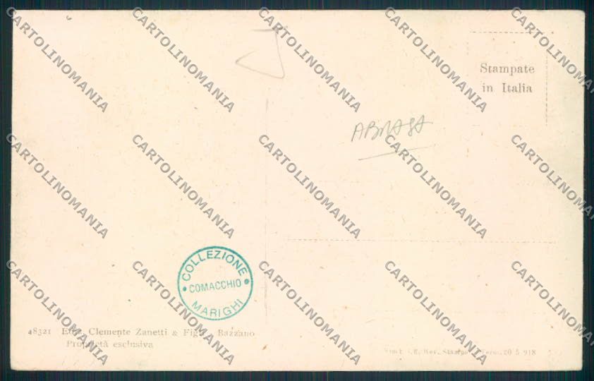 Bologna Bazzano ABRASA cartolina MV3382 – retro