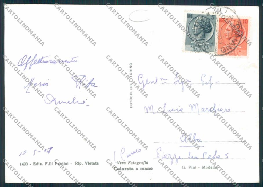 Bologna Villa d'Agliano Foto FG cartolina MV3404 – retro