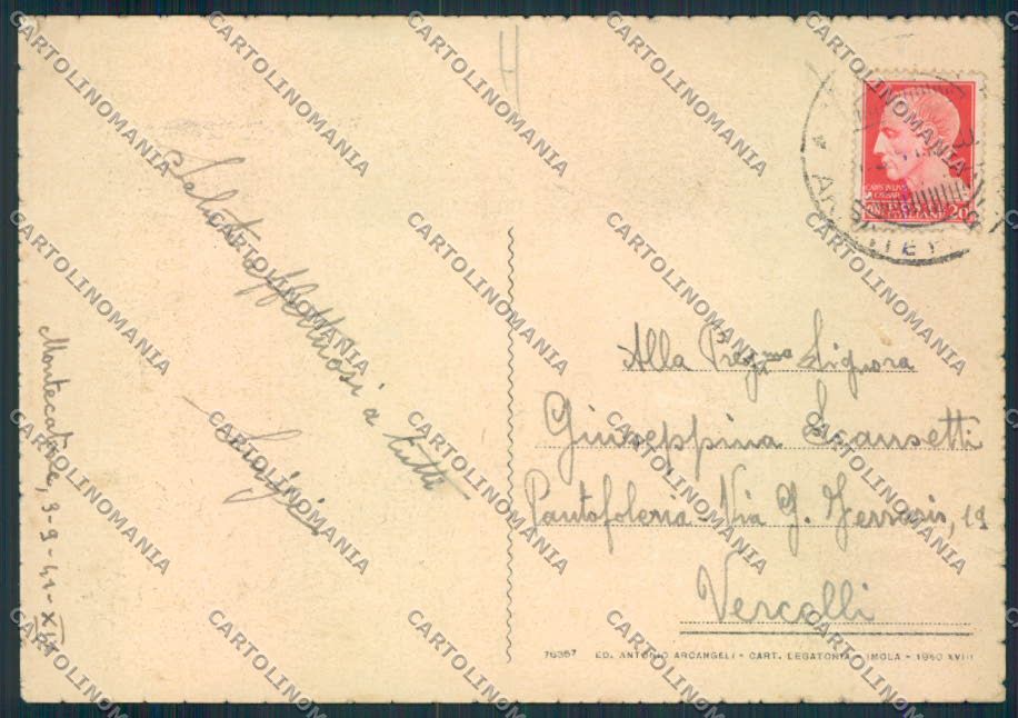 Bologna Imola FG cartolina MV3464 – retro