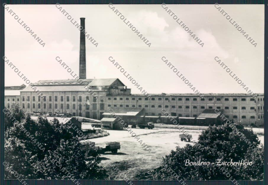 Ferrara Bondeno Zuccherificio Foto FG cartolina MV3628 – fronte