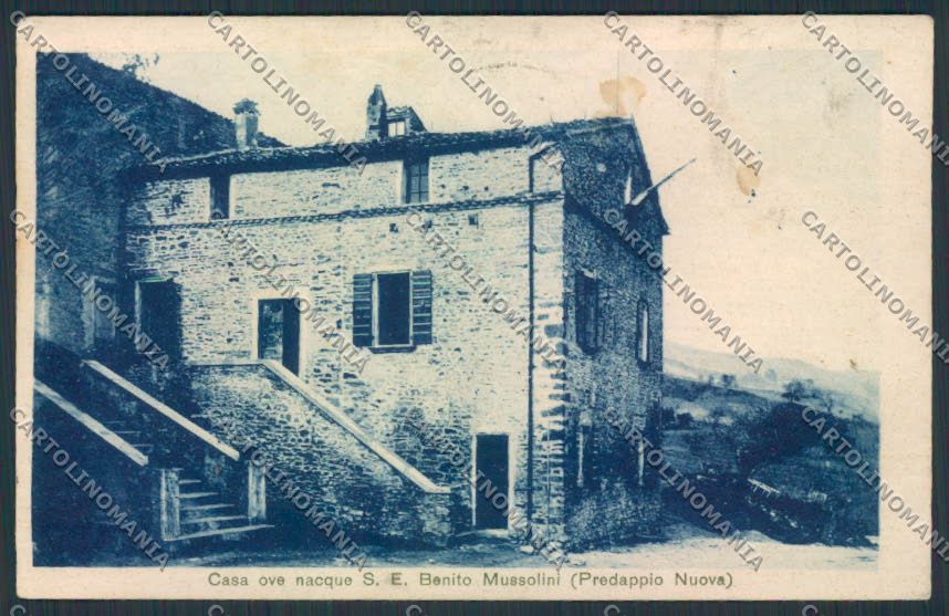 Forlì Predappio Mussolini cartolina MV3684 – fronte