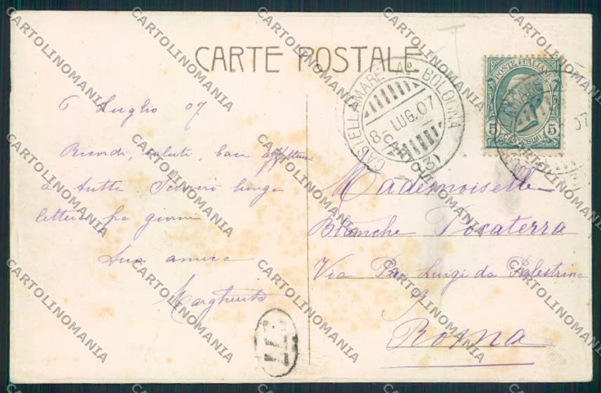 Forlì Polenta Carducci cartolina MV3702 – retro