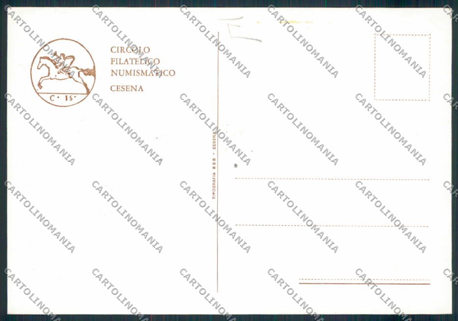 Forlì Cesena Filatelia FG cartolina MV3750 – retro