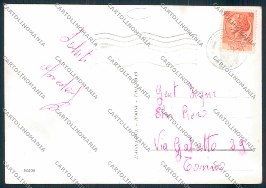 Forlì Cesenatico STRAPPO Corriera Foto FG cartolina MV3771 – retro