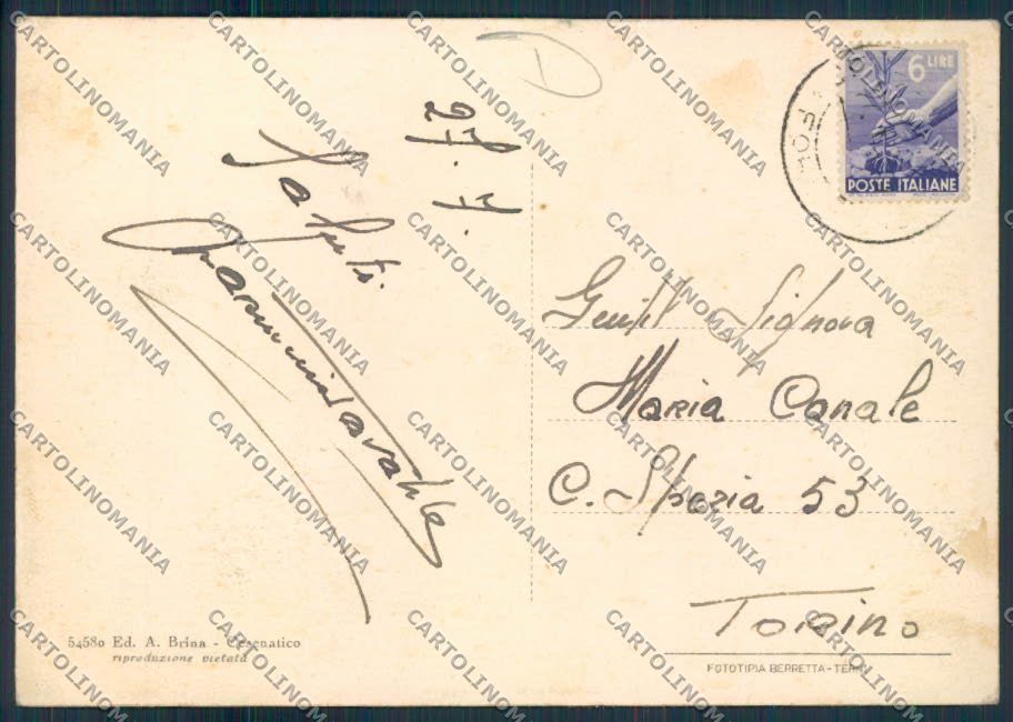 Forlì Cesenatico FG cartolina MV3773 – retro