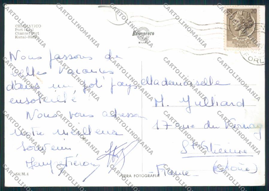 Forlì Cesenatico Foto FG cartolina MV3777 – retro