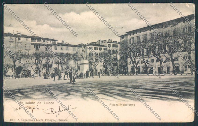 Lucca Città PIEGHE cartolina MV3850 – fronte