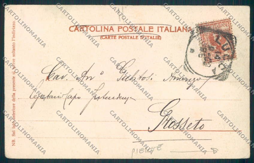 Lucca Città PIEGHE cartolina MV3850 – retro