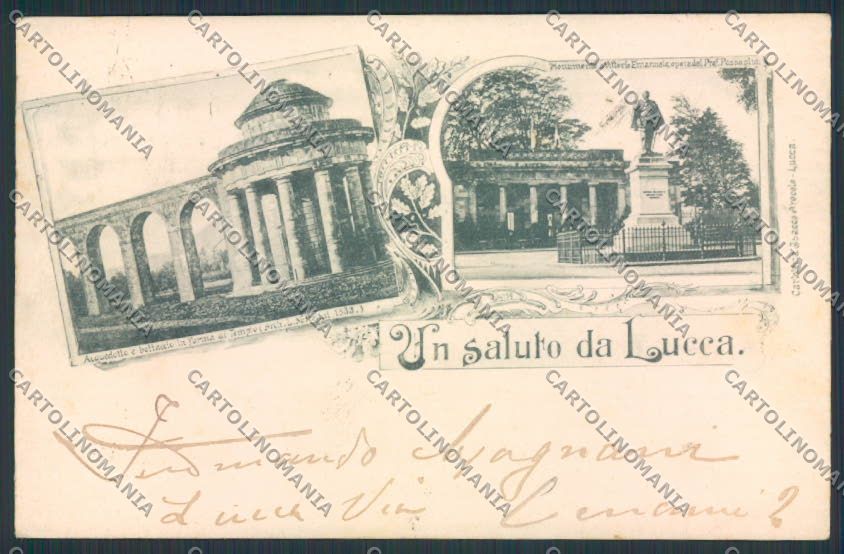 Lucca Città Saluti da cartolina MV3864 – fronte