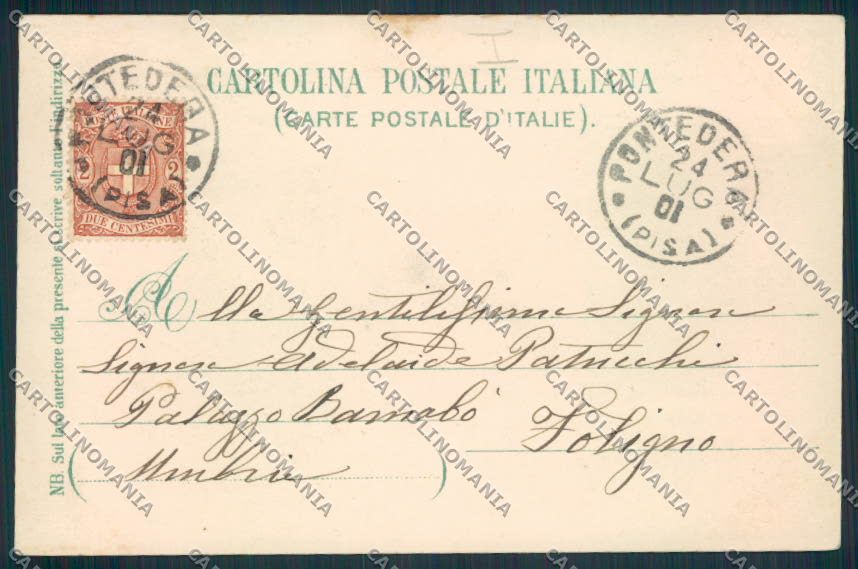 Lucca Città Saluti da cartolina MV3865 – retro
