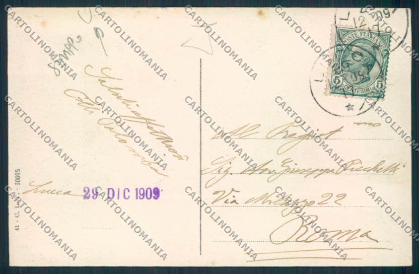 Lucca Città cartolina MV3869 – retro