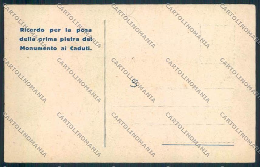 Lucca Città Nardi Monumento Caduti cartolina MV3872 – retro