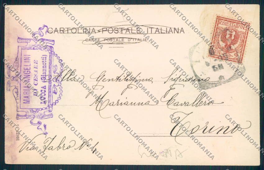 Lucca Città SCOLLATA cartolina MV3883 – retro