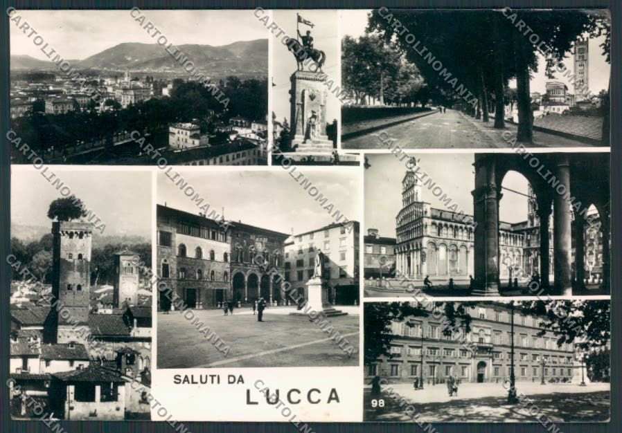 Lucca Città Saluti da Foto FG cartolina MV3885 – fronte