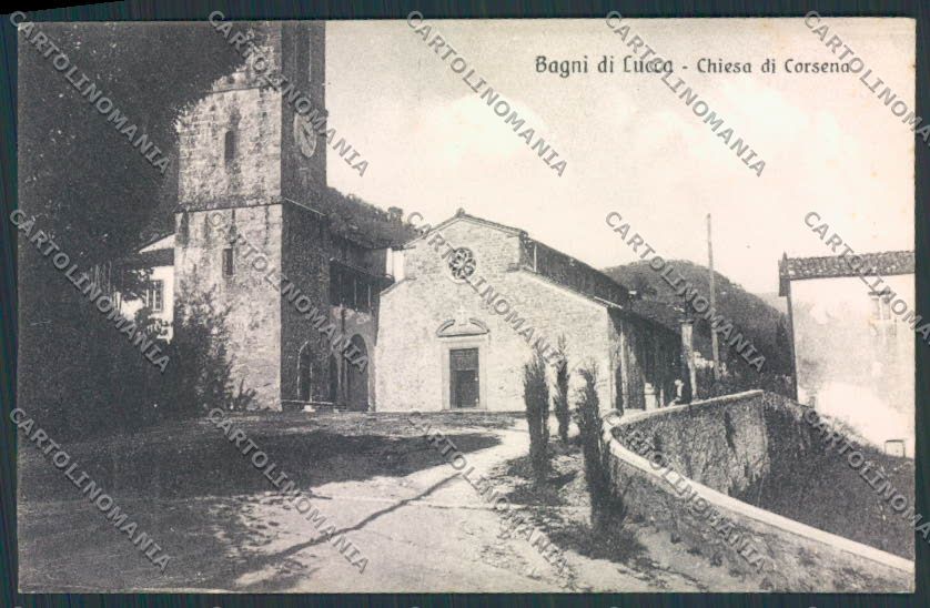 Lucca Bagni di Corsena cartolina MV3894 – fronte