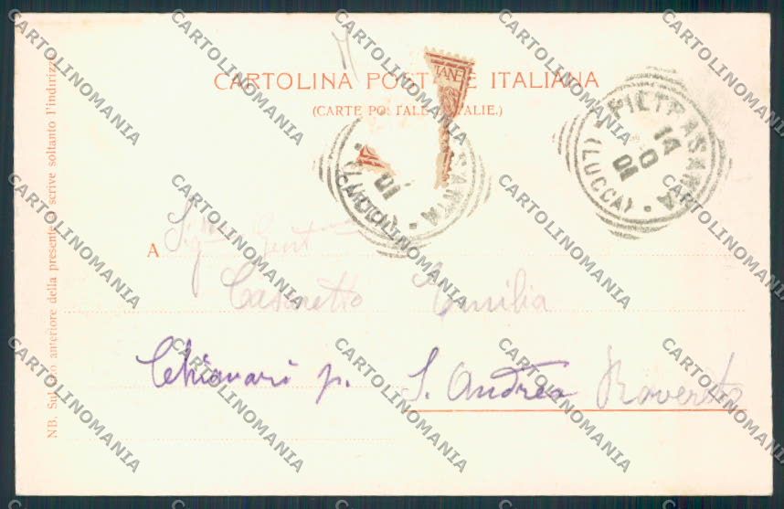 Lucca Seravezza Trasporto Marmi cartolina MV3960 – retro
