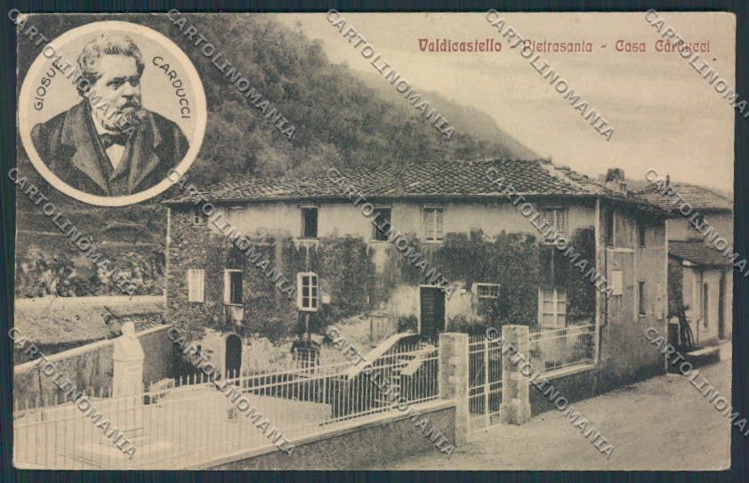 Lucca Pietrasanta Valdicastello cartolina MV4005 – fronte