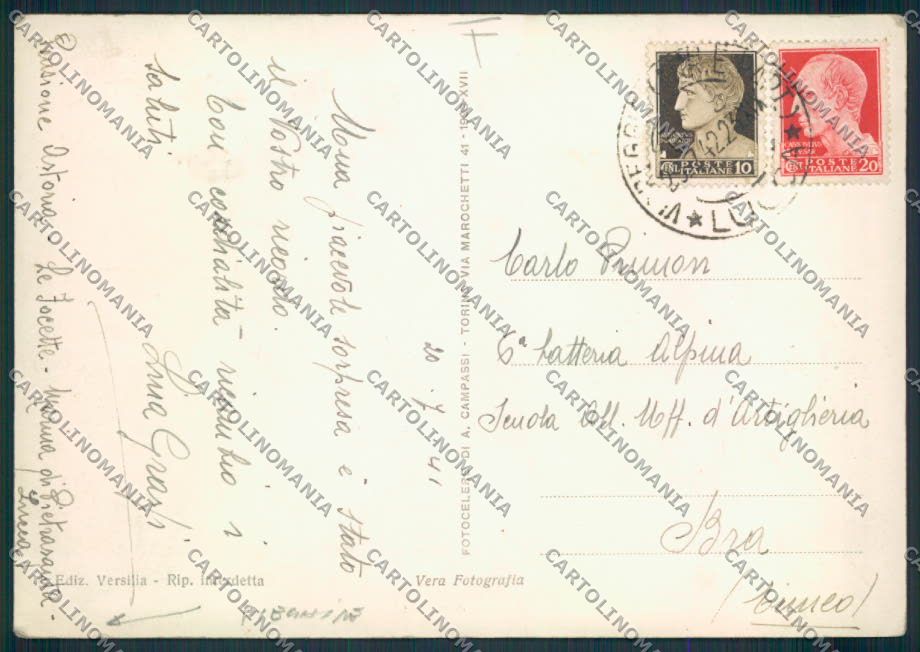 Lucca Pietrasanta PIEGHINE Foto FG cartolina MV4033 – retro