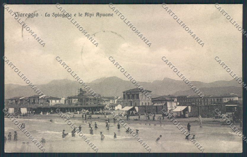Lucca Viareggio cartolina MV4035 – fronte