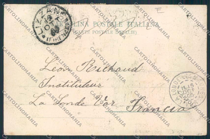 Lucca Viareggio cartolina MV4044 – retro
