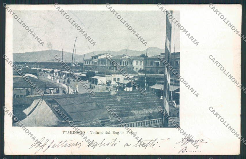 Lucca Viareggio cartolina MV4052 – fronte