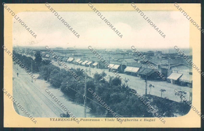 Lucca Viareggio cartolina MV4057 – fronte