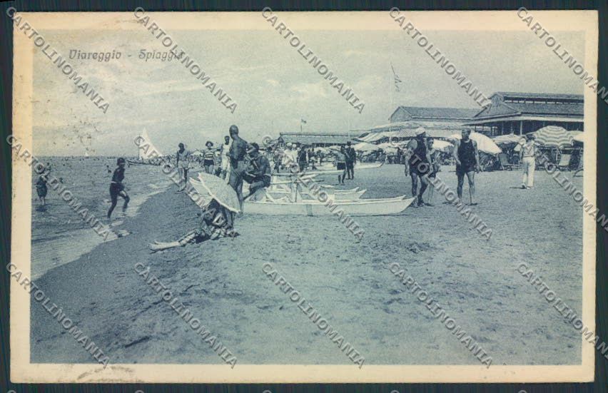 Lucca Viareggio cartolina MV4060 – fronte