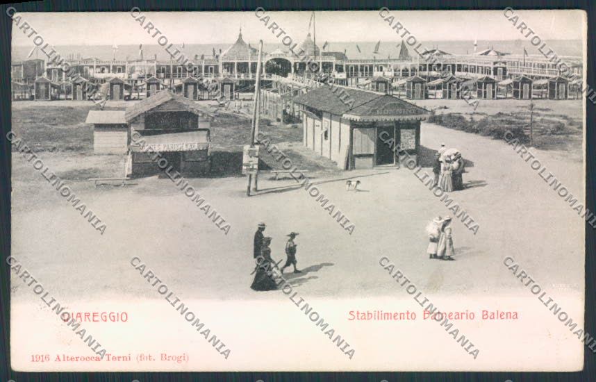 Lucca Viareggio cartolina MV4068 – fronte