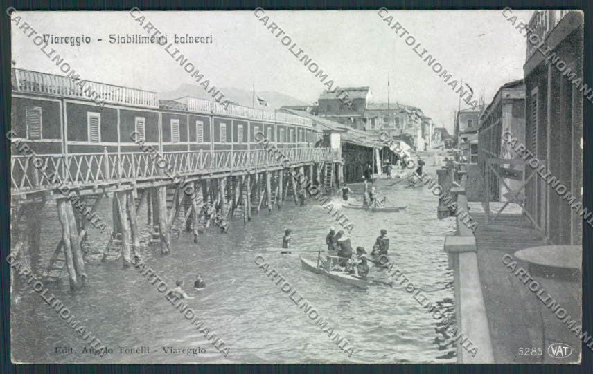 Lucca Viareggio cartolina MV4070 – fronte