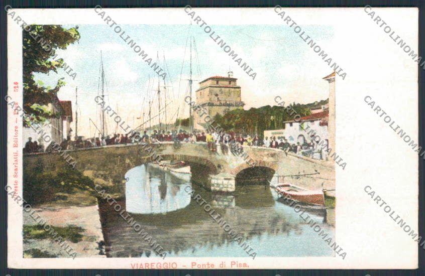 Lucca Viareggio cartolina MV4071 – fronte