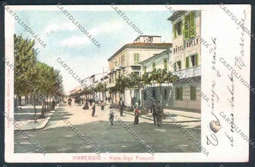 Lucca Viareggio cartolina MV4072 – fronte