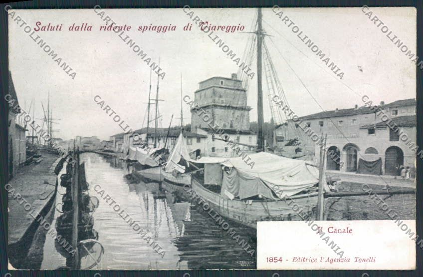 Lucca Viareggio cartolina MV4075 – fronte