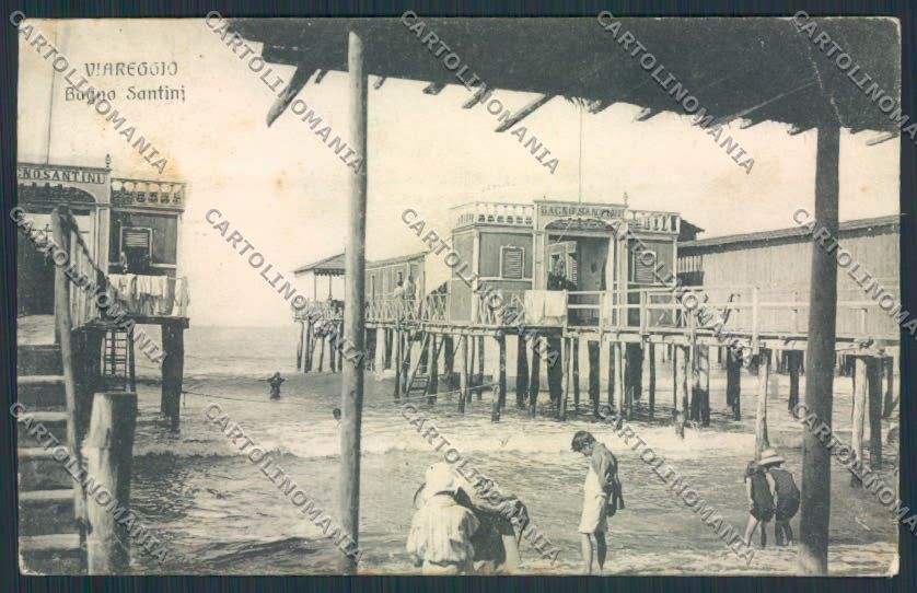 Lucca Viareggio PIEGA cartolina MV4083 – fronte