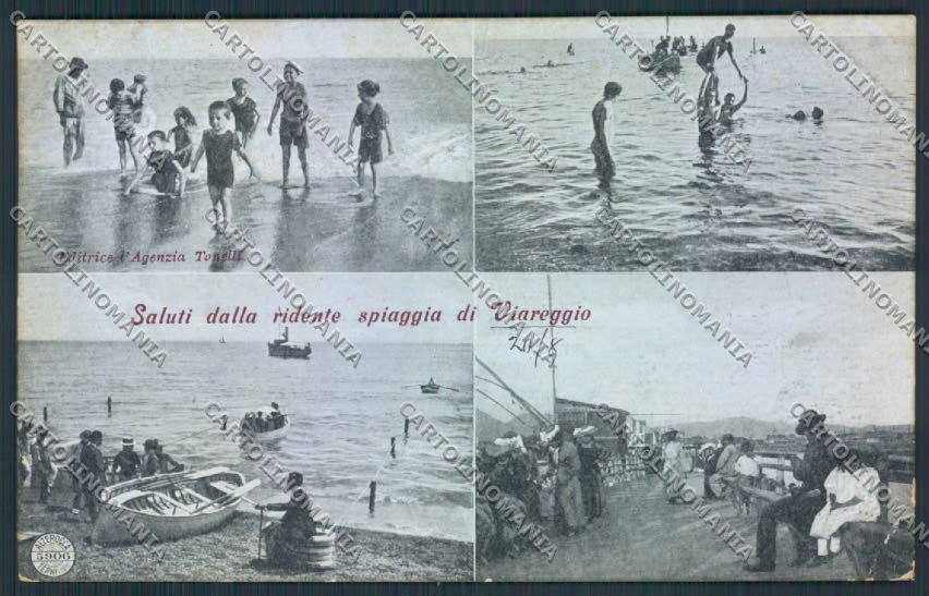 Lucca Viareggio cartolina MV4097 – fronte