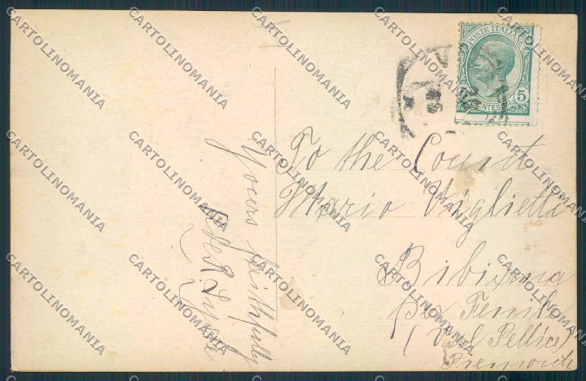 Lucca Viareggio cartolina MV4097 – retro